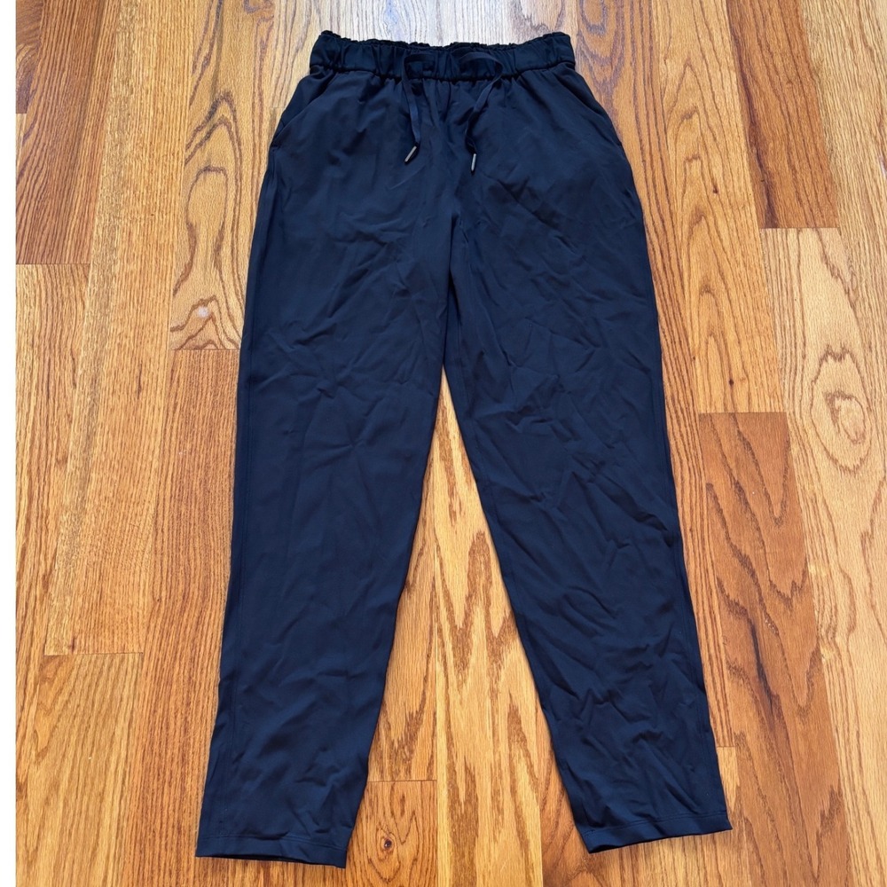 Lululemon Stretch High-Rise Jogger 25 Black Luxtreme Pants W5CRBS Size‎ 6